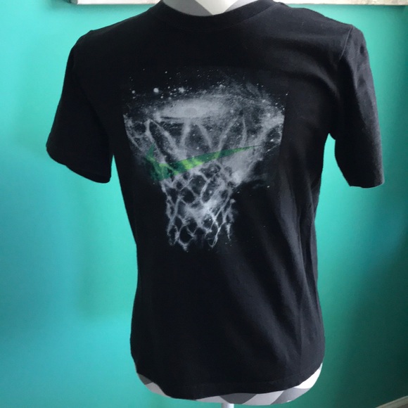 Nike Other - Nike Galaxy  Hoop With Green Check Graphic Tee
